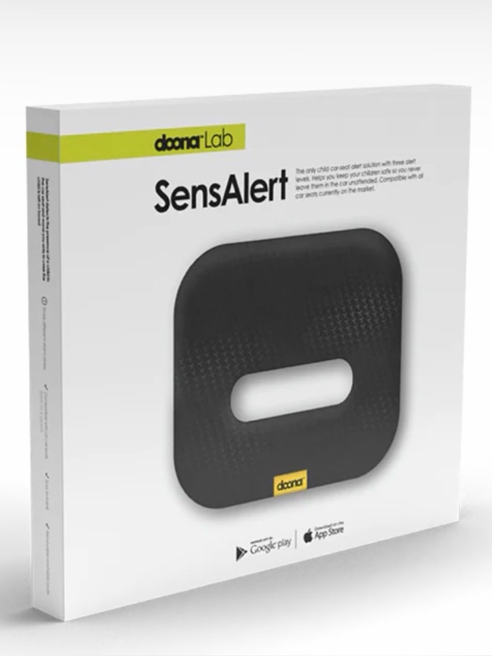 doona SensAlert Child Car Seat Alert - Black